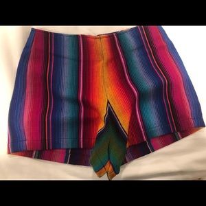 Stela 9 Rainbow Stripe Shorts